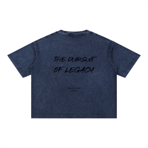 Mineral Wash Boxy Cotton T-Shirt