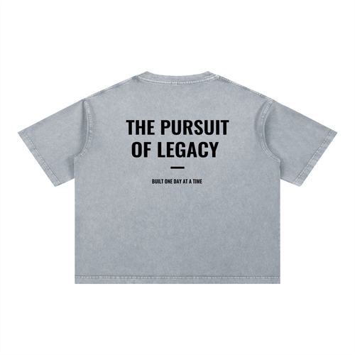 Mineral Wash Boxy Cotton T-Shirt