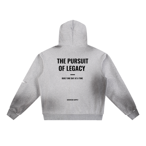Sun Fade Frayed Fleece Hoodie